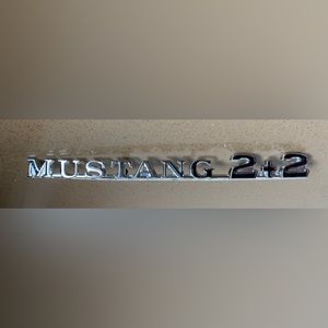 Ford 1965 1966 Mustang 2+2 Fender Emblem (1)